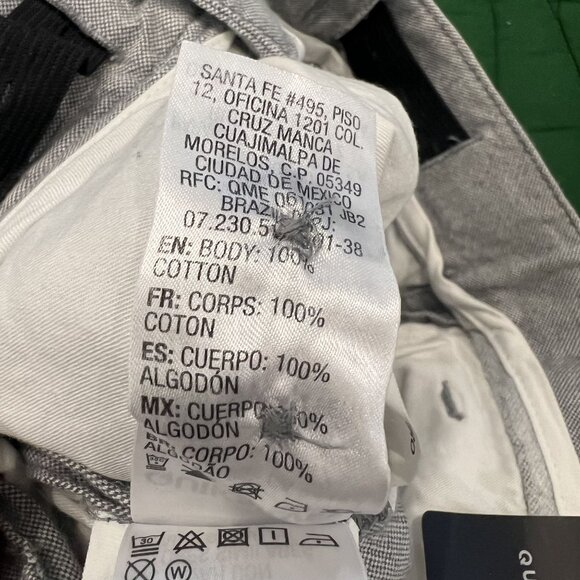 Quiksilver Youth Boy 23 10S Krandy Oxford Walk Short Gray - Picture 5 of 6